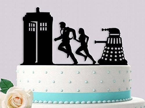 Doctor Who Wedding Cake Topper
 Amazon Doctor Who 10th Run From Dalek Wedding Cake