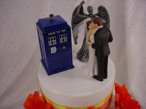 Doctor Who Wedding Cake Topper
 Dr Who Wedding Cake Toppers Whovian Tardis Police Call Box