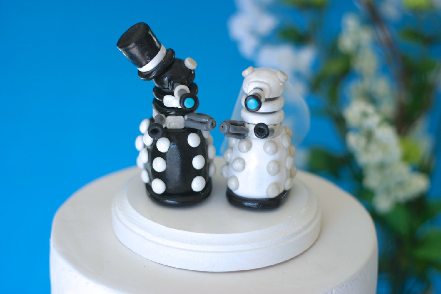 Doctor Who Wedding Cake Topper
 Dalek Cake Topper Custom Wedding Cake Topper Doctor Who