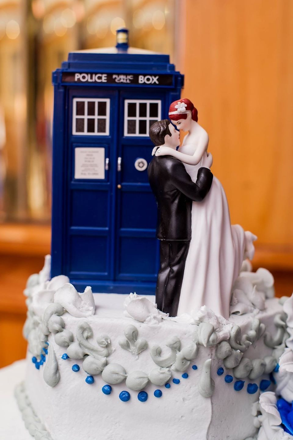 Doctor Who Wedding Cake Topper
 Doctor Who Cake Topper doctor who Yahtzee Tardis
