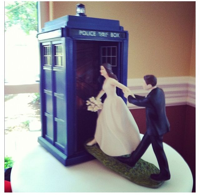 Doctor Who Wedding Cake Topper
 Pin Doctor Wedding Cake Topper Custom Made By Maraluiza