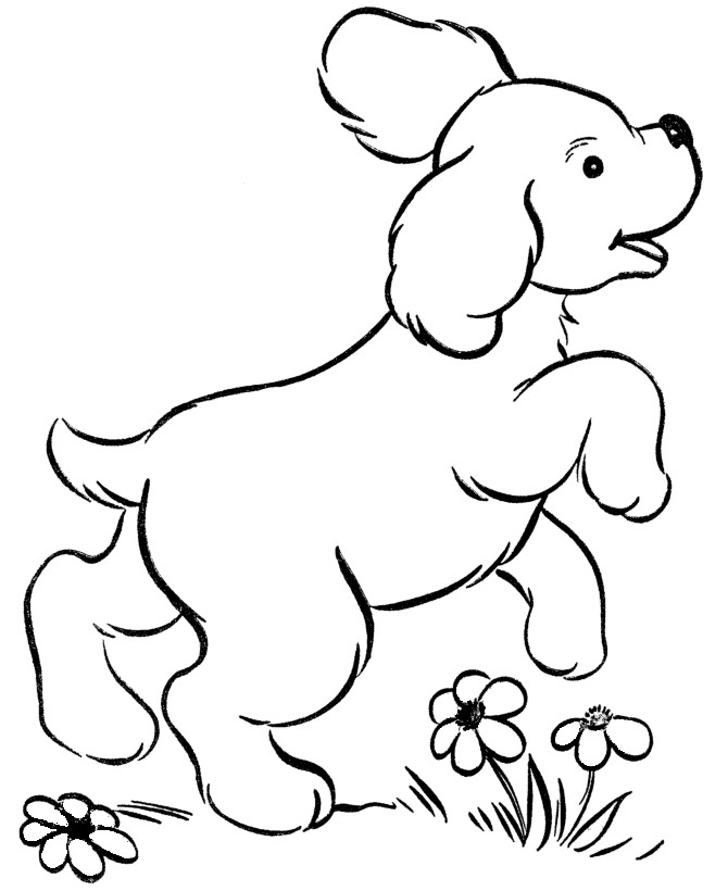 Dog Coloring Pages For Kids
 Free Printable Dog Coloring Pages