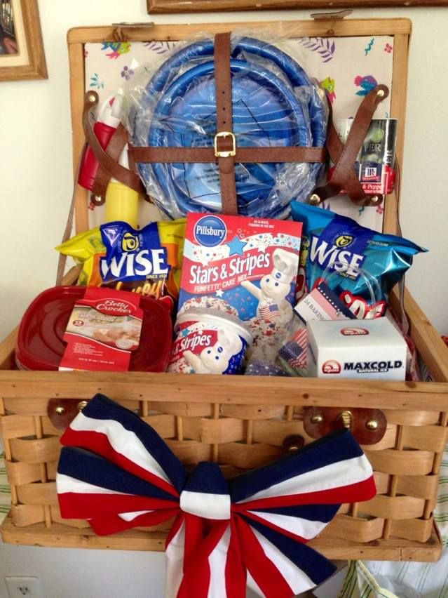 Donation Gift Basket Ideas
 Picnic basket that I am donating for my friend s benefit
