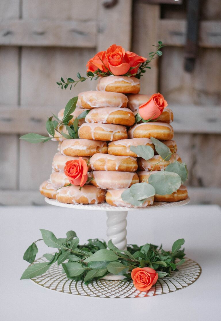 Donut Wedding Cake
 10 Scrumptious Real Wedding Doughnut Displays