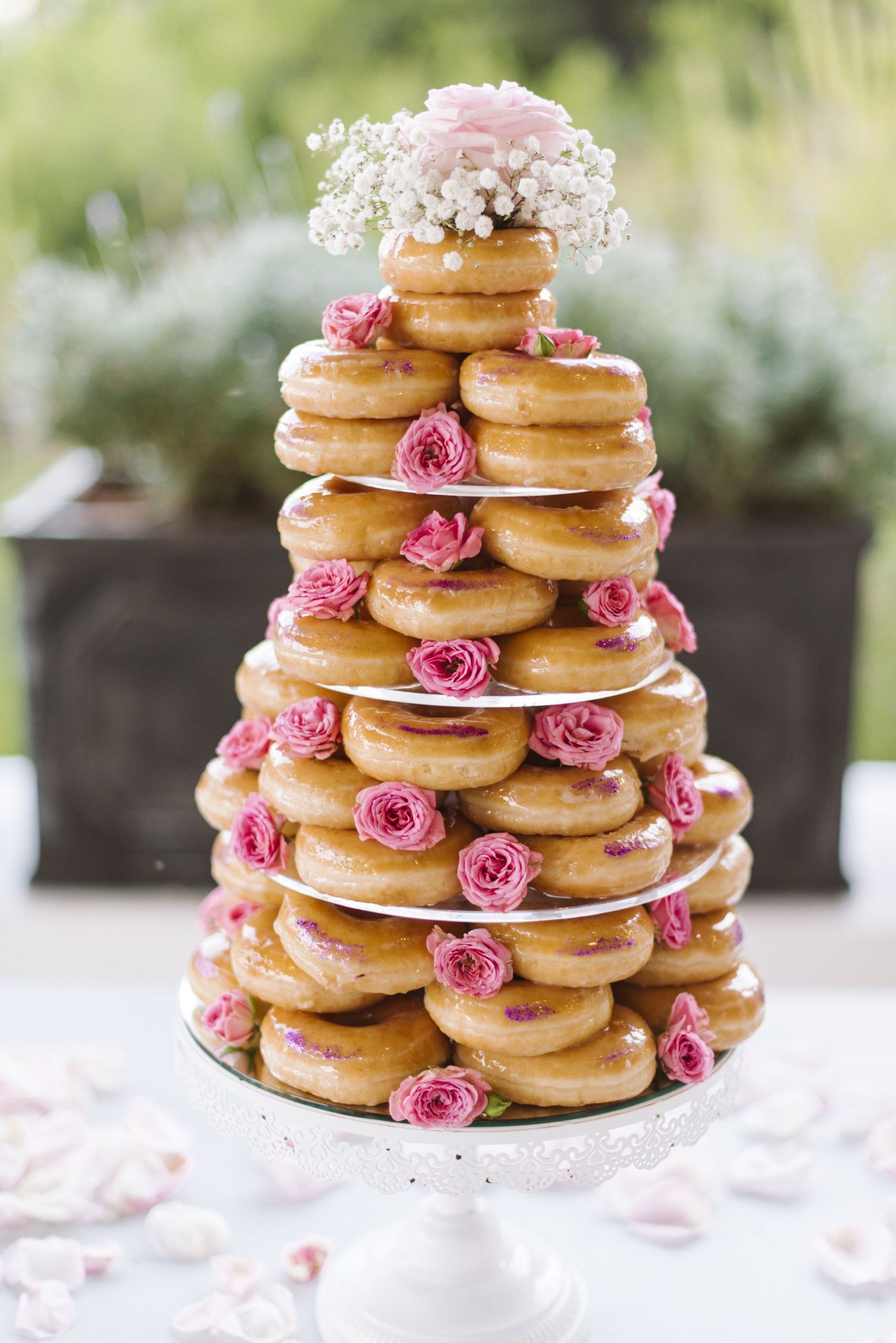 Donut Wedding Cake
 Pin by Jessica Armstrong on Wedding Ideas in 2019