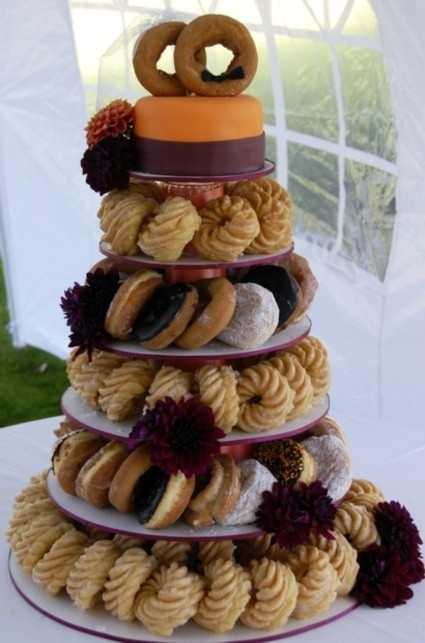 Donut Wedding Cake
 55 best images about retirement party ideas on Pinterest