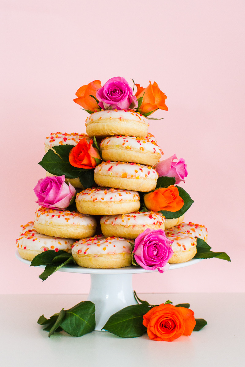 Donut Wedding Cake
 HOW TO MAKE YOUR OWN DONUT WEDDING CAKE STAND