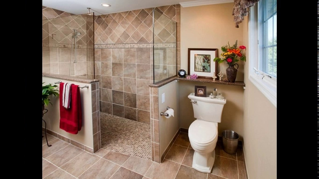 Doorless Shower For Small Bathroom
 Bathroom design doorless shower