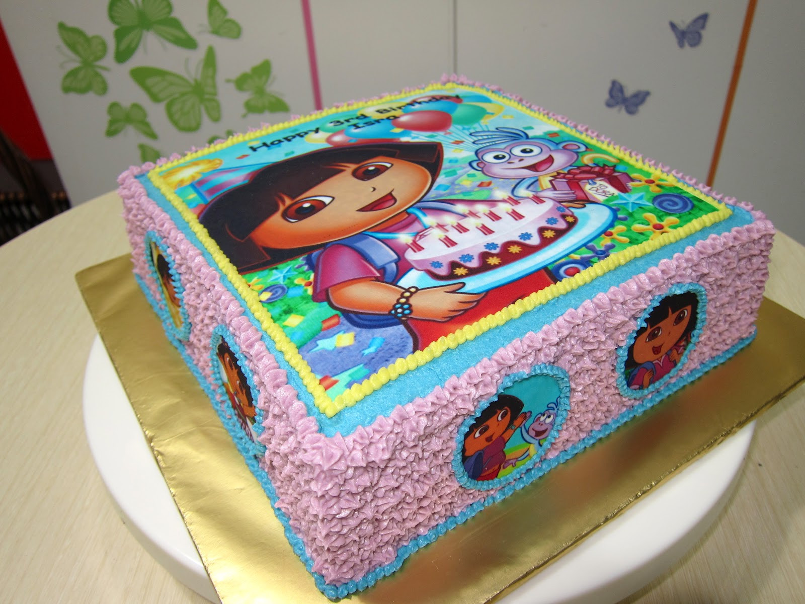 Dora The Explorer Birthday Cakes
 The Cookie Cat bakes from home Dora Birthday Cakes