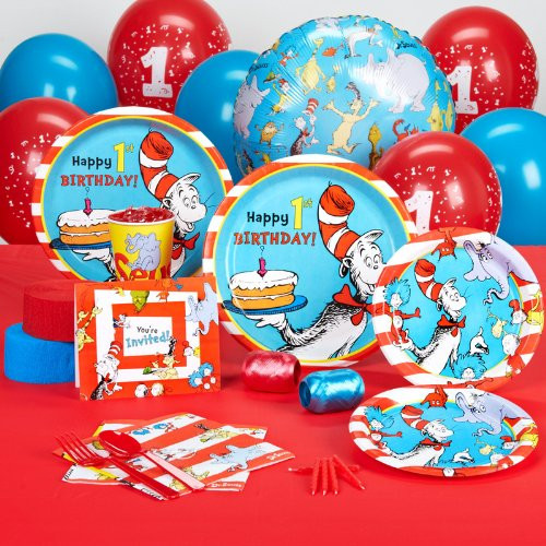 Dr Seuss 1st Birthday Party Decorations
 Thing 1 and Thing 2 Party Supplies Amazon