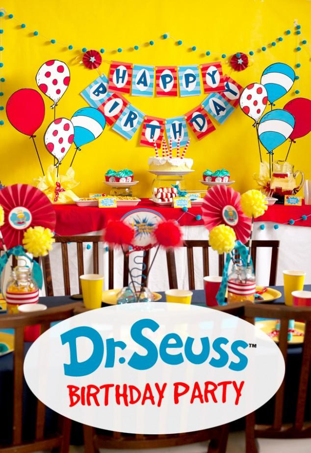 Dr Seuss 1st Birthday Party Decorations
 10 Boy Birthday Party Ideas We Love Spaceships and Laser