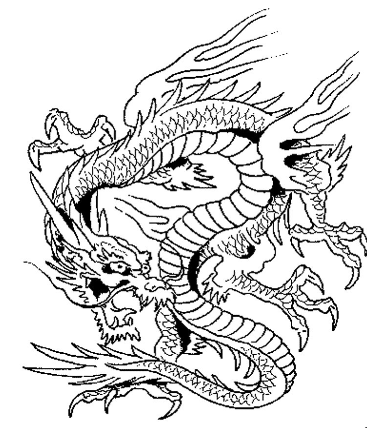 Dragon Coloring Books For Adults
 Dragon Coloring Pages Printable
