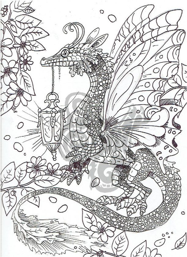 Dragon Coloring Pages For Adults
 Get This Dragon Coloring Pages for Adults Free Printable