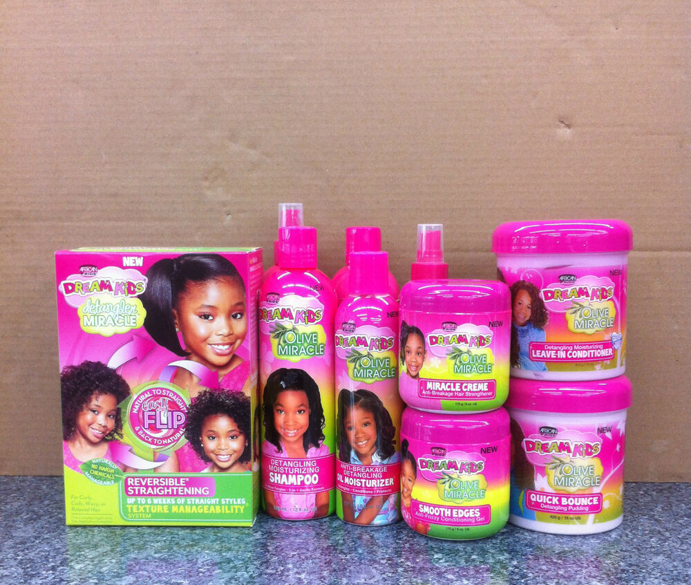 Dream Kids Hair Products
 AFRICAN PRIDE DREAM KIDS OLIVE MIRACLE HAIR PRODUCT