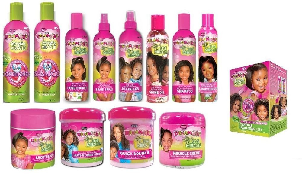 Dream Kids Hair Products
 African Pride Dream Kids Olive Miracle Moisturizing