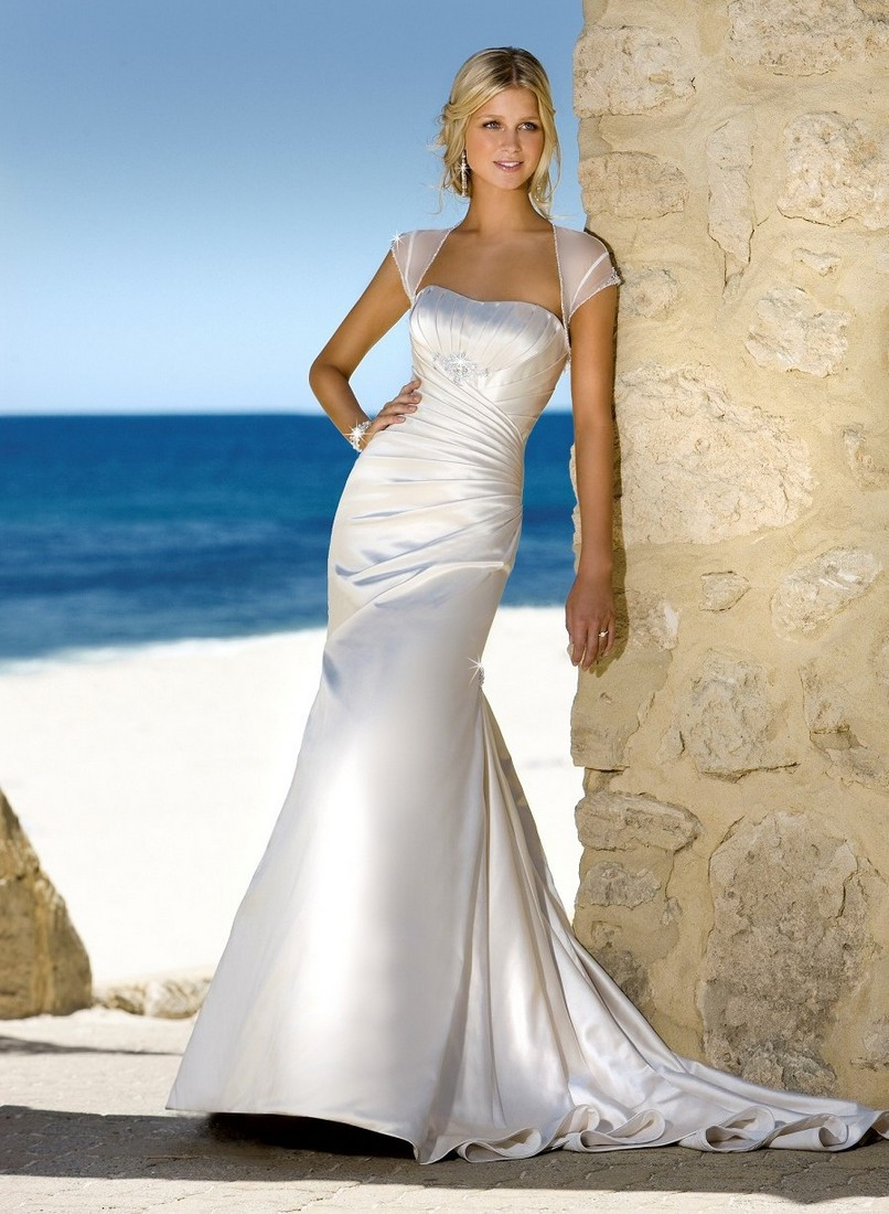 Dress For Beach Wedding
 elegant wedding dress