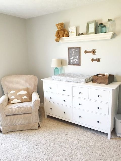 Dresser For Baby Room
 Gender Neutral Nursery Reveal the girl in the red shoes