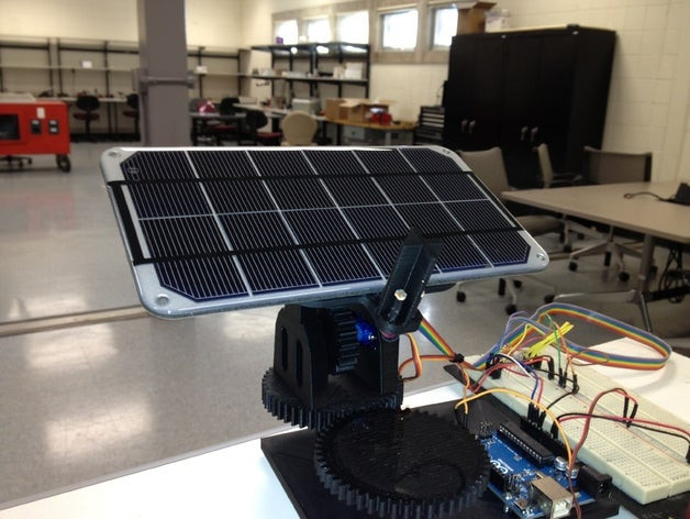 Dual Axis Solar Tracker DIY
 Dual Axis Solar Tracker by OpenSourceClassroom Thingiverse