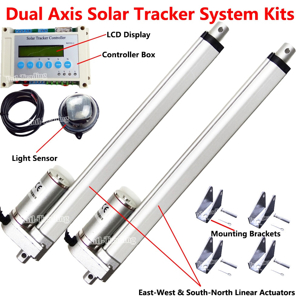 Dual Axis Solar Tracker DIY
 Dual Axis Solar Tracker DIY Parts 12 Linear Actuator