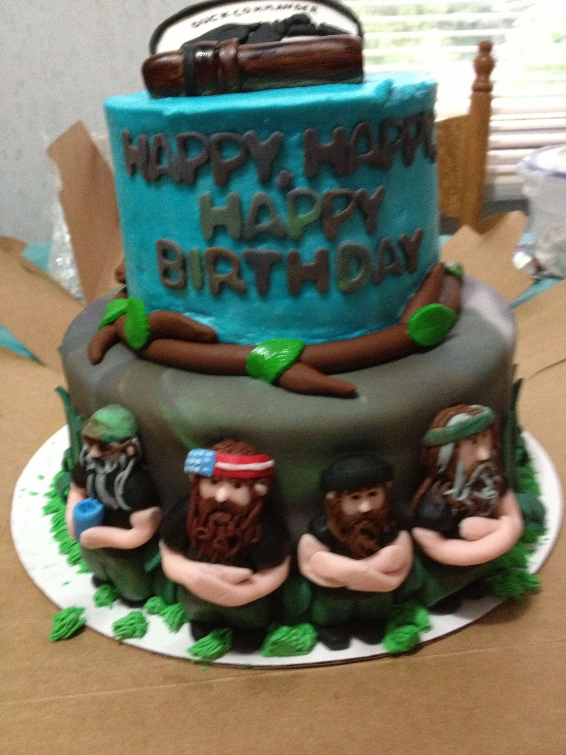 Duck Dynasty Birthday Cake
 Celebrated Mother s 39th birthday with a duck dynasty cake