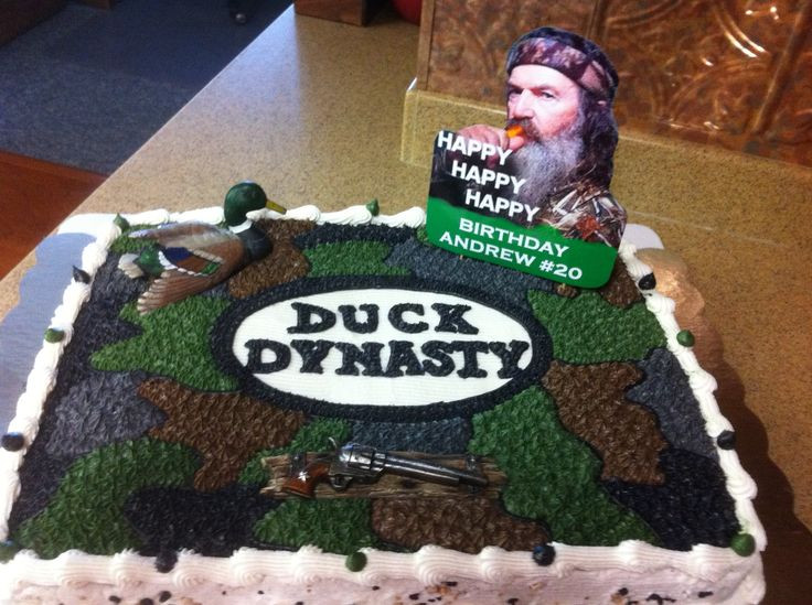 Duck Dynasty Birthday Cake
 17 Best images about Duck dynasty on Pinterest