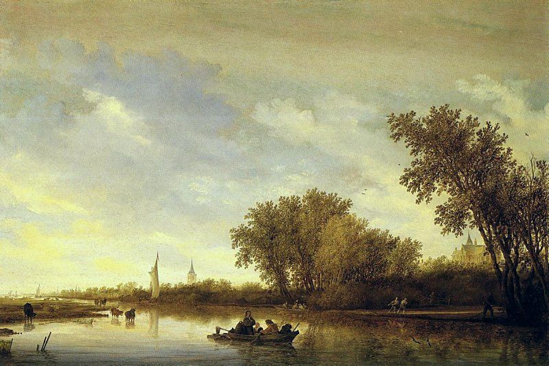 Dutch Landscape Painting
 Salomon van Ruysdael line