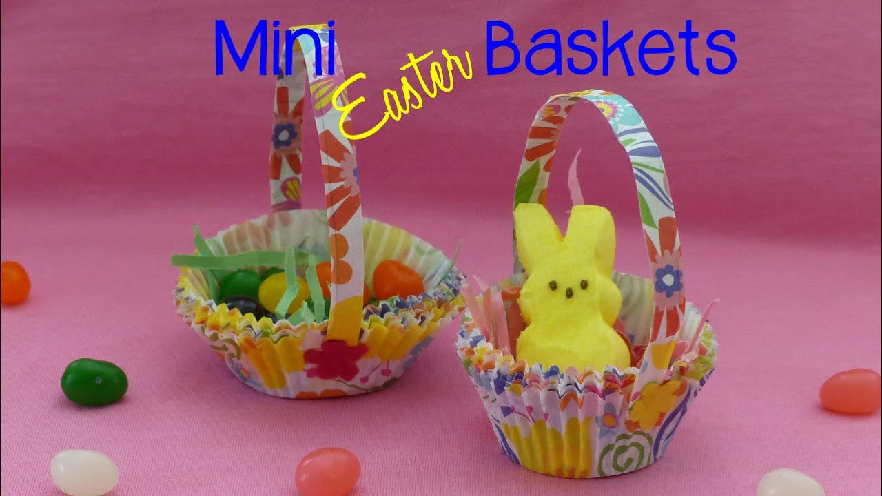 Easter Basket Craft Ideas For Preschoolers
 DIY Mini Easter Baskets
