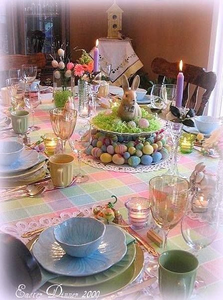 Easter Dinner Images
 Beautiful Easter Dinner Table s and