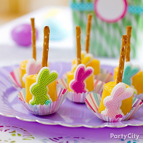 Easter Party Dessert Ideas
 Easter Bunny Marshmallow Pretzel Pops Idea Party City