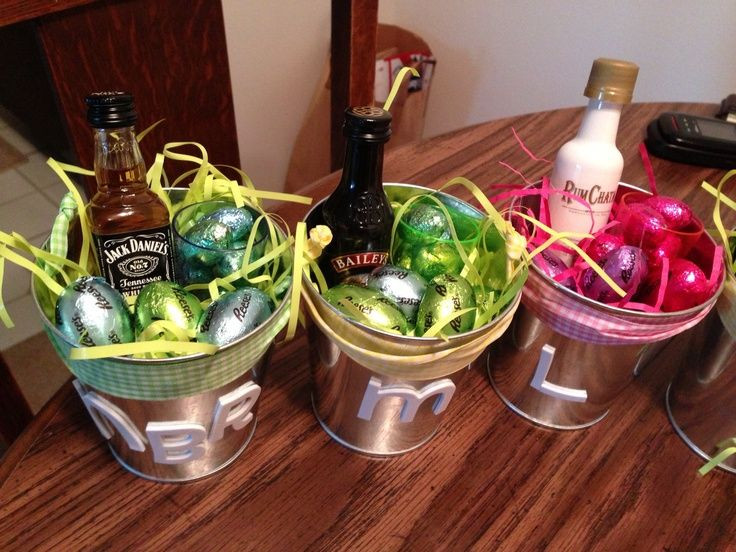 Easter Party Ideas Adults
 Adult Easter Baskets Favorite booze shot glass and