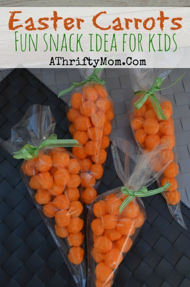 Easter Party Snack Ideas For Kids
 Easter Carrots Fun Snack Idea for Kids Easter Snack