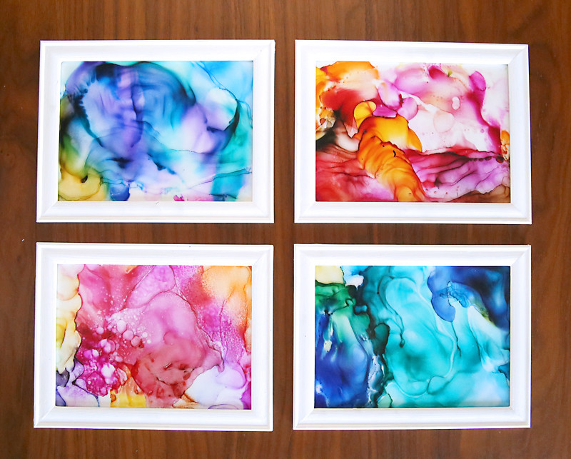 Easy Art Projects For Adults
 How to make gorgeous fired alcohol ink art it s so easy