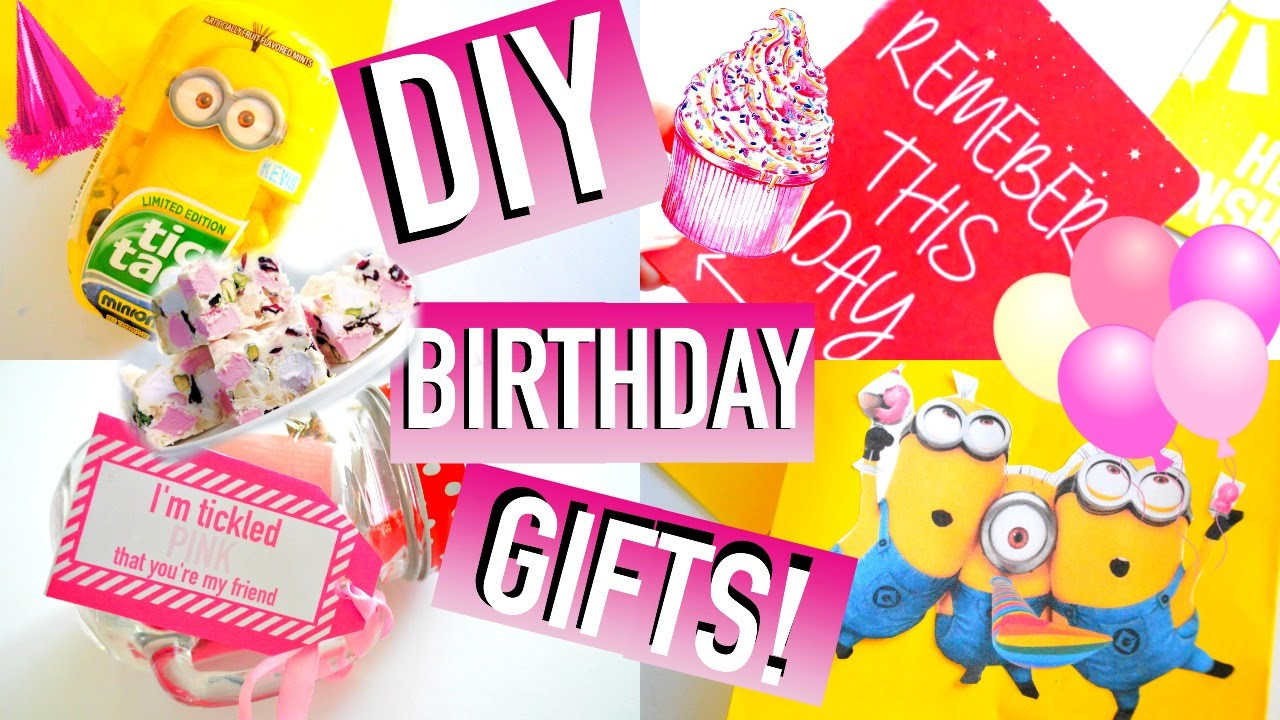 Easy Birthday Gifts
 DIY Birthday Gift Ideas Easy & Affordable ♡