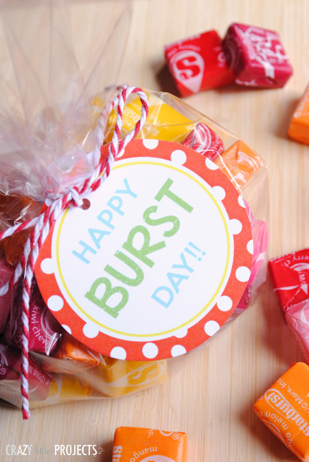 Easy Birthday Gifts
 Quick & Easy Birthday Gift Starburst Tags Crazy Little