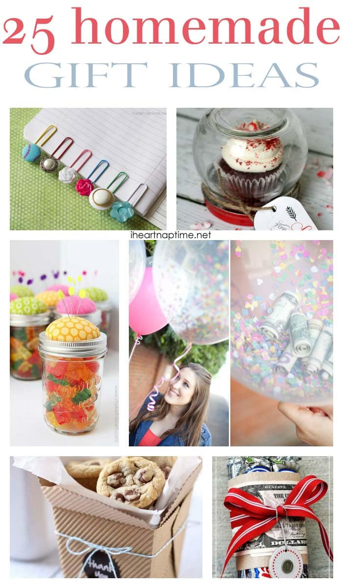 Easy Birthday Gifts
 25 fabulous homemade ts I Heart Nap Time