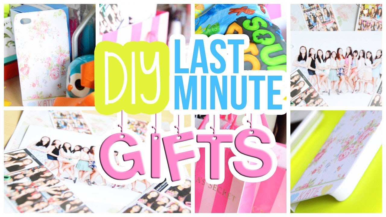 Easy Birthday Gifts
 Quick Easy & Cheap DIY Last Minute Gifts For Friends Etc