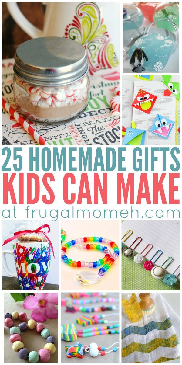 Easy Christmas Gifts For Kids To Make
 Homemade Gifts That Kids Can Make