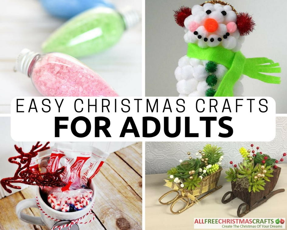 Easy Craft Projects For Adults
 36 Really Easy Christmas Crafts for Adults