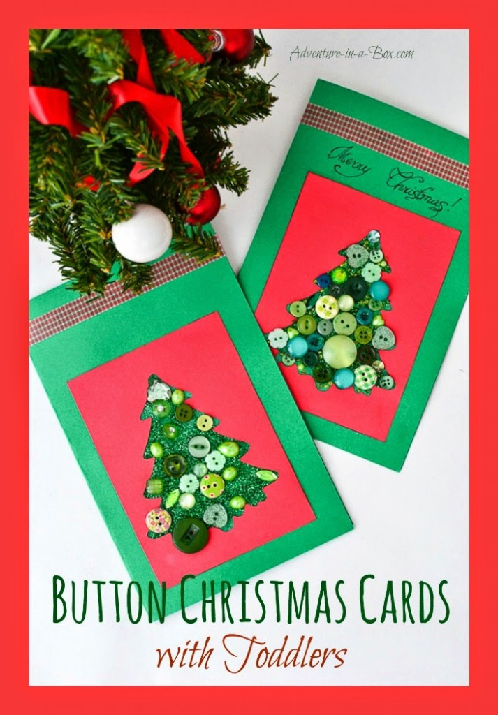 Easy Crafts And Free Printables For Xmas Cards For Kids To Make
 Simple Christmas cards for kids to make Crafty Kids at Home