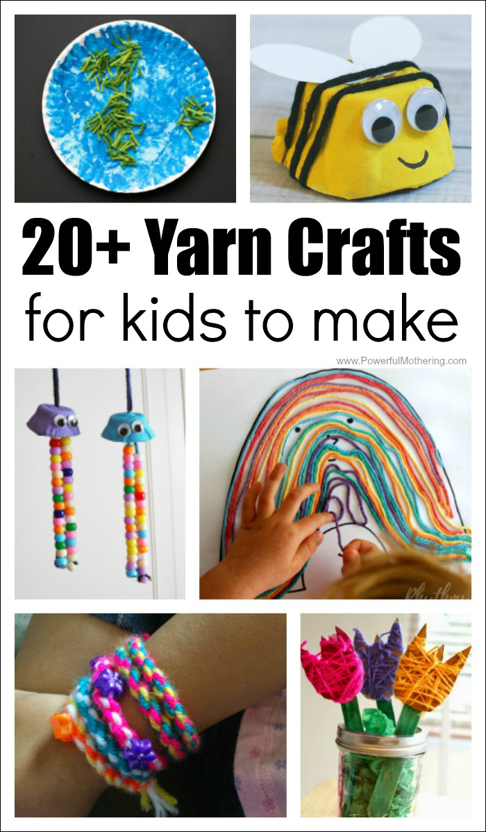 Easy Crafts For Toddlers
 20 Absolutely Fantastic Easy Yarn Crafts for Kids to Make