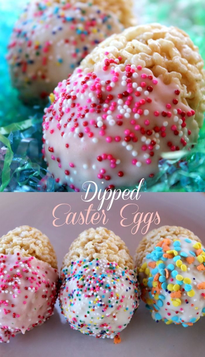 Easy Easter Desserts For Kids
 Dipped Easter Egg Treats Recipe Easy Kids Recipe