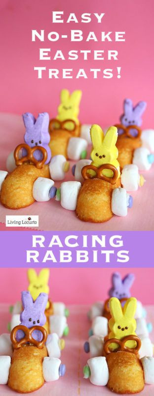 Easy Easter Desserts For Kids
 Easter Racing Rabbits No Bake Treats