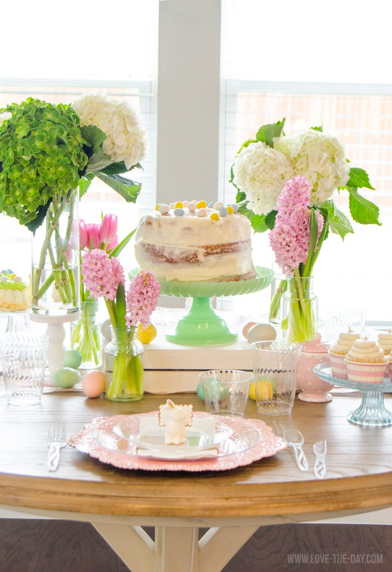 Easy Easter Party Ideas
 Easy Easter Table Decorating Ideas by Lindi Haws of Love