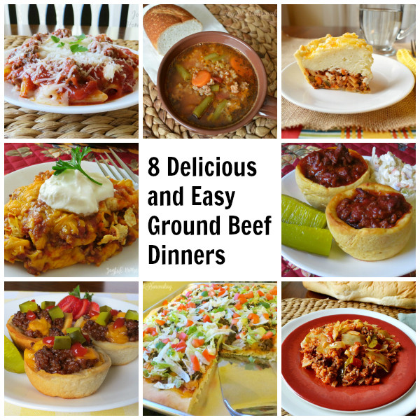 Easy Ground Beef Dinner Ideas
 8 More Delicious and Easy Ground Beef Dinner Ideas