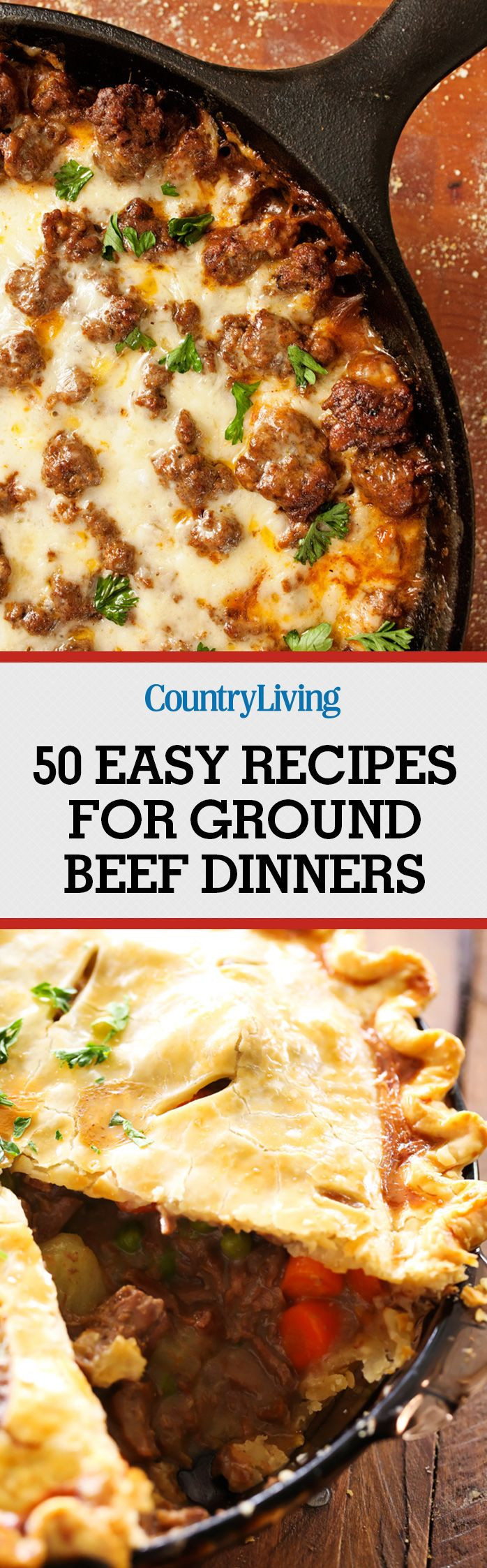 Easy Ground Beef Dinner Ideas
 50 Easy Recipes for Ground Beef Dinners