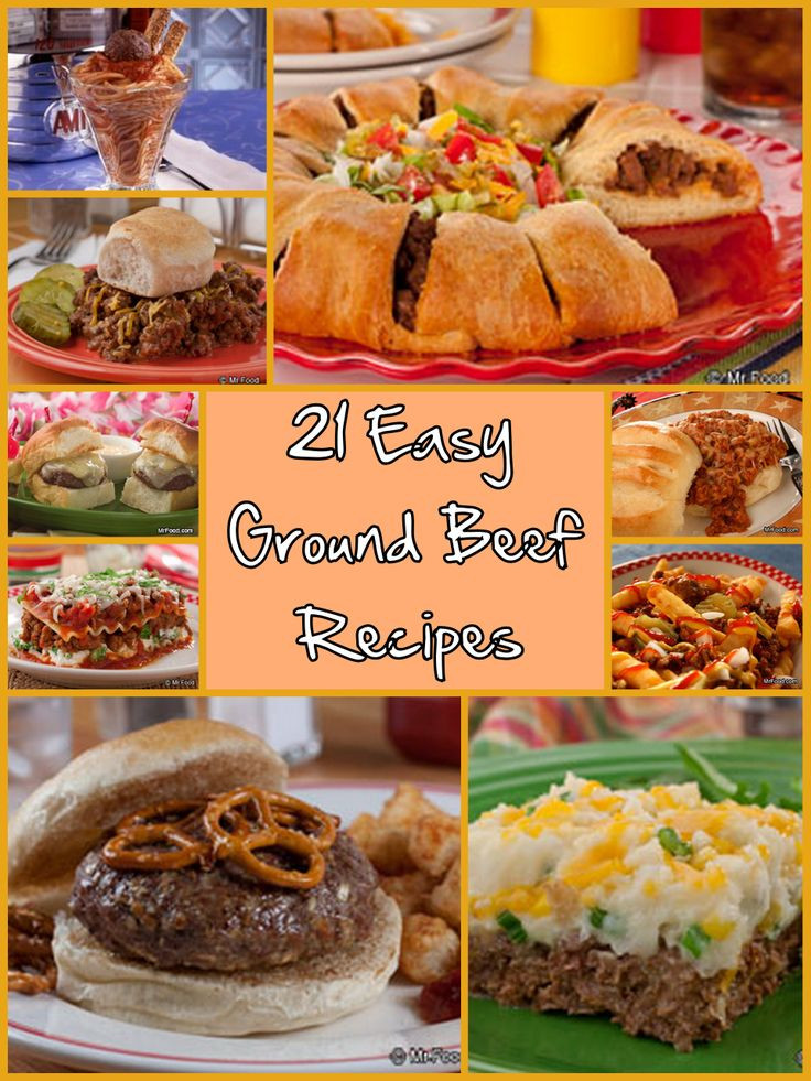 Easy Ground Beef Dinner Ideas
 58 best Easy Recipes with Ground Beef images on Pinterest