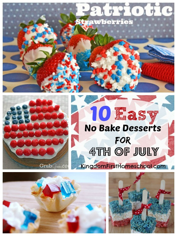 Easy July 4Th Desserts
 10 Easy No Bake Desserts for 4th of July