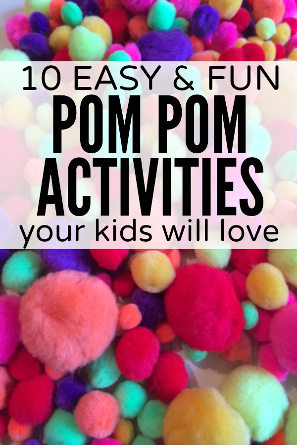 Easy Kids Activities
 10 easy & fun pom pom activities for kids