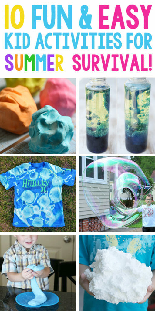 Easy Kids Activities
 10 Fun and Easy Things to do with Kids this Summer
