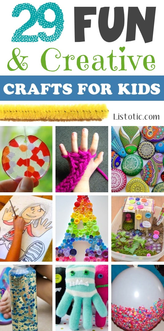 Easy Kids Activities
 29 The BEST Crafts For Kids To Make projects for boys